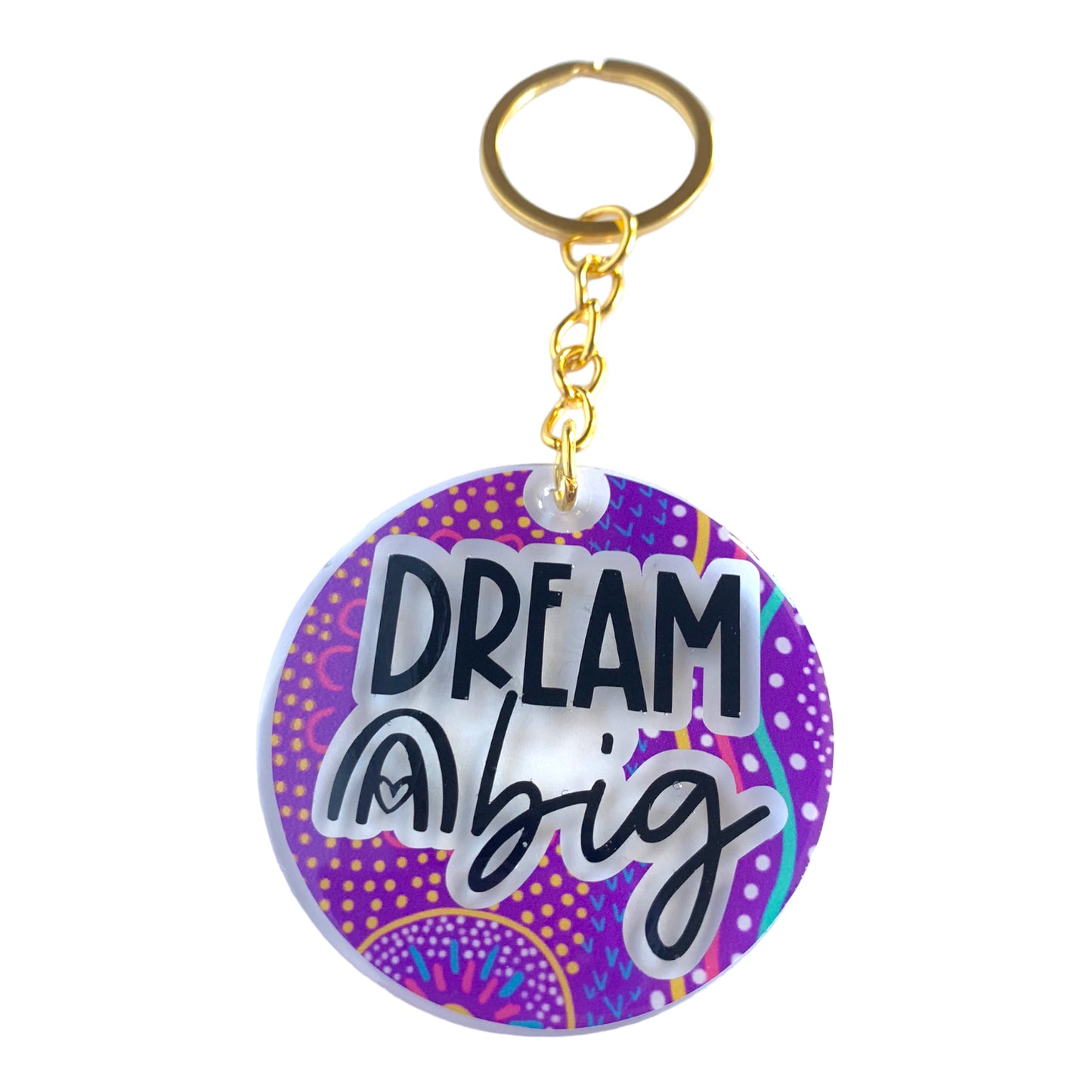 Dream Big Keyring ‘Journey’ Aboriginal Design