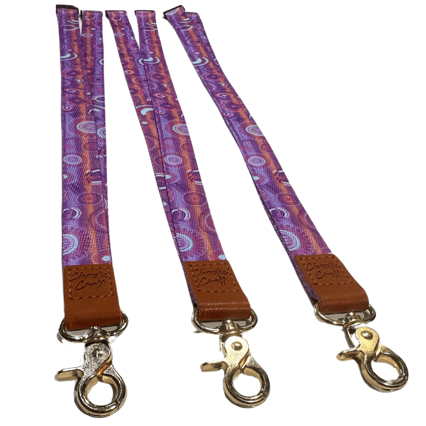 'Growth' Pink/Purple Colourway Aboriginal Design Lanyard