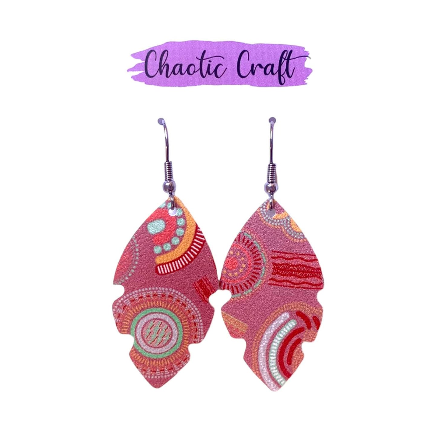 ‘Growth’ Dangle Earrings Aboriginal Design