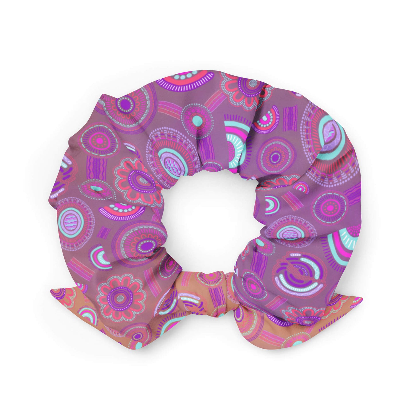 Growth Aboriginal Design Recycled Scrunchie