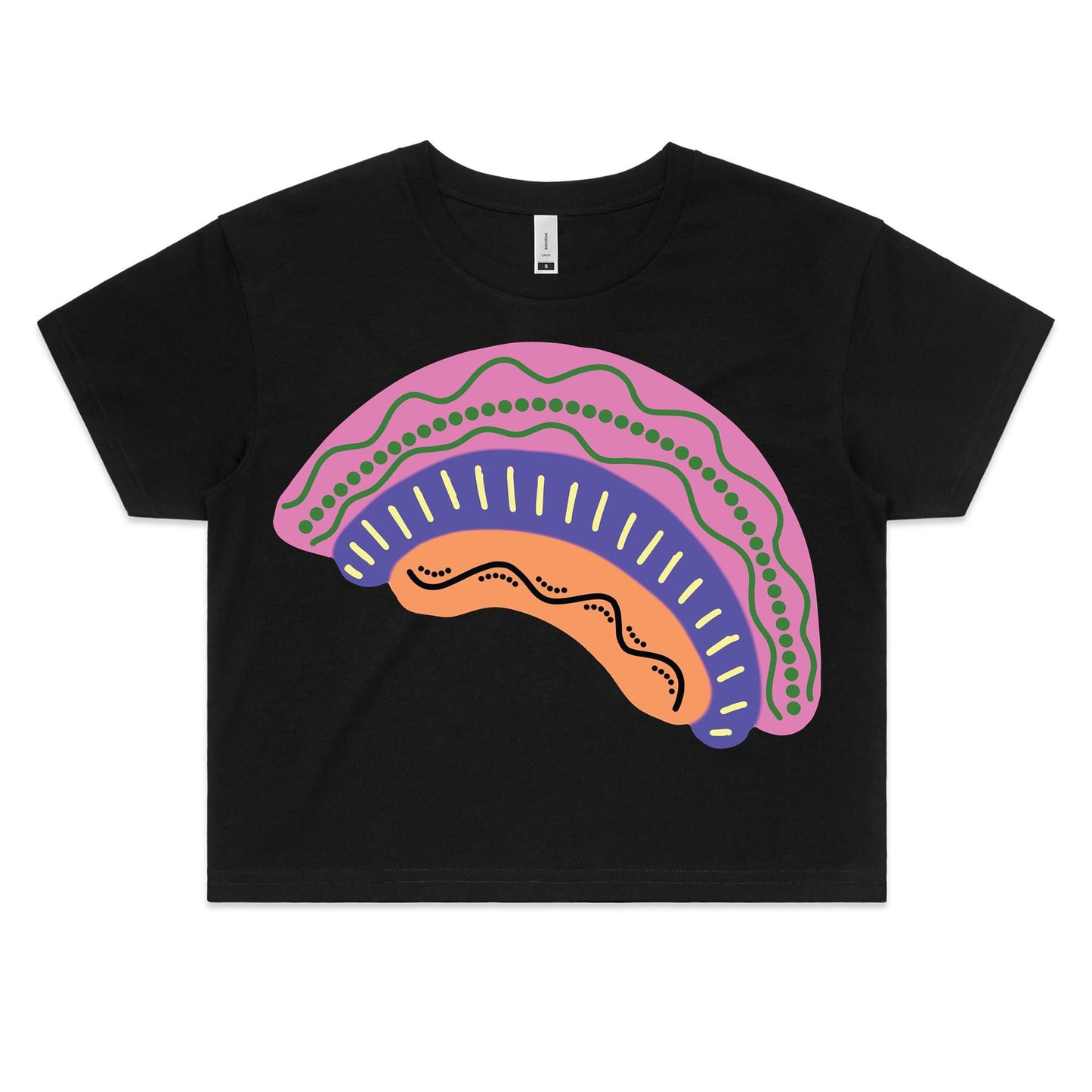 Hope Aboriginal Design Crop Tee